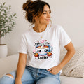 White Coffee Heart Graphic Tee – Kawaii Coffee Lover Apparel