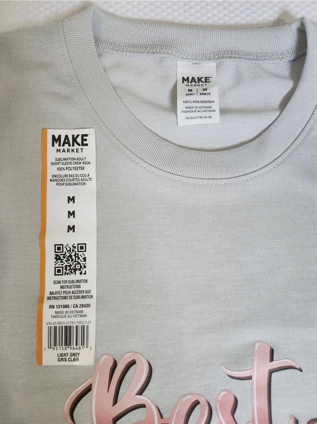 Light Gray "BestMom Ever" Graphic Tee – Pink Lettering, Floral Accents